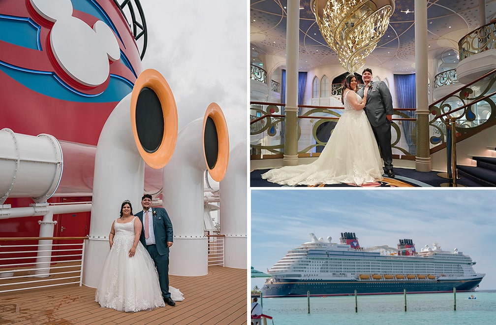 Cruise ship wedding photographer video