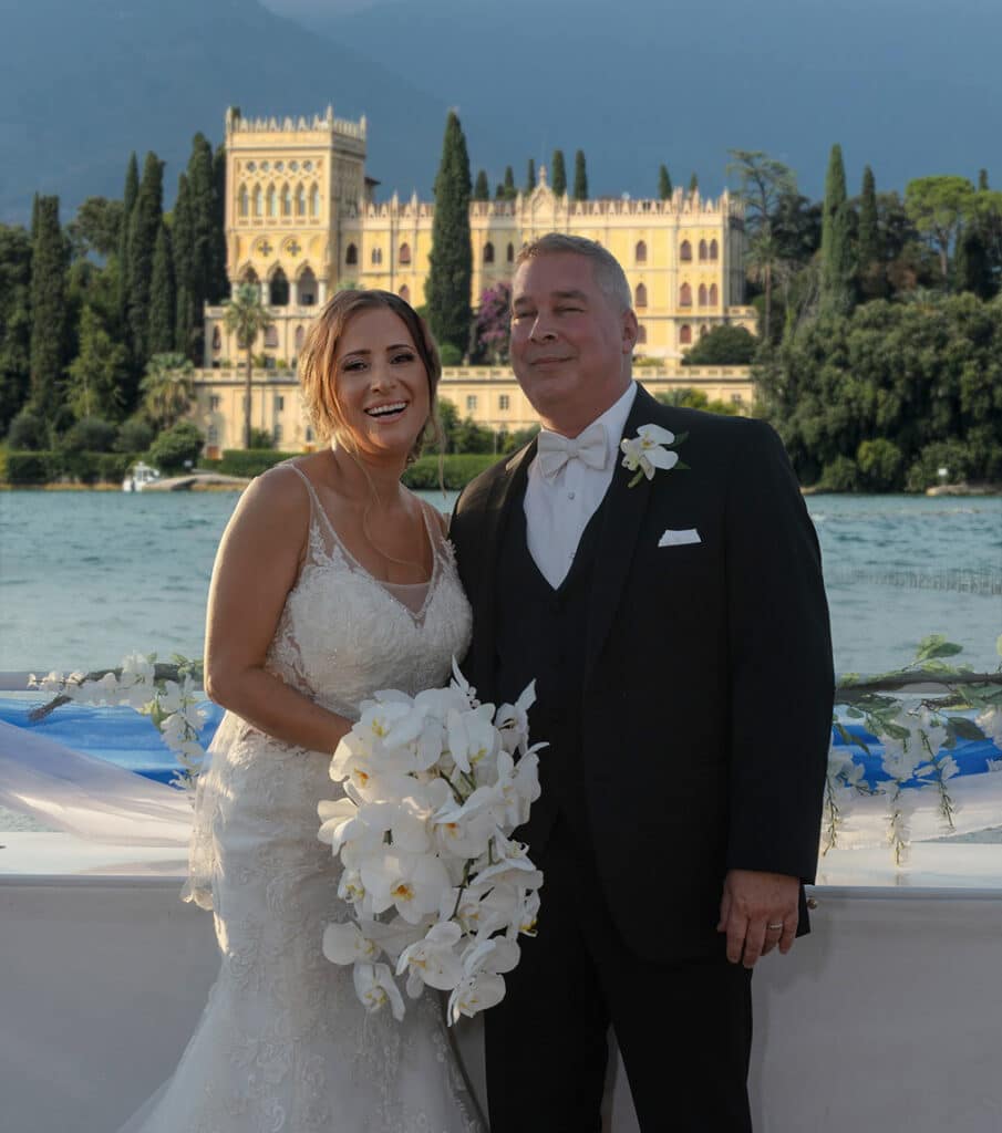 lake Garda yacht wedding